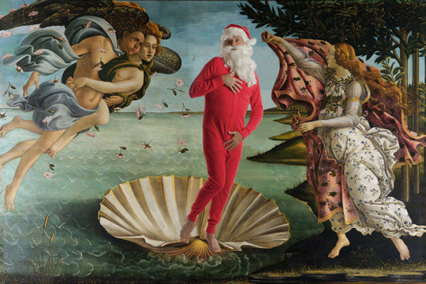 Rivisitazione natalizia dell'arte