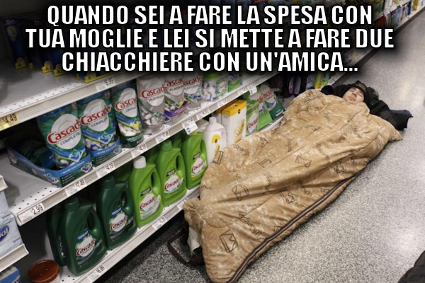 Chiacchiere al supermercato!