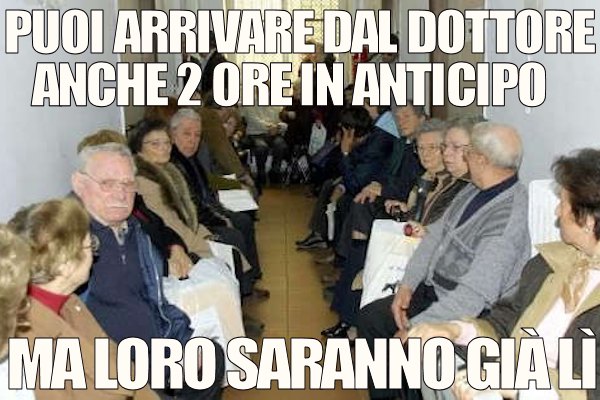 La classica fila dal dottore