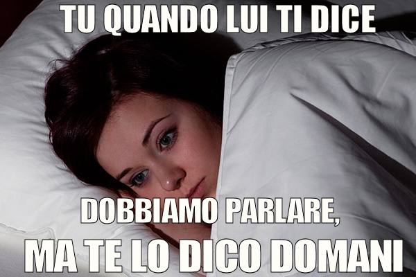 Dobbiamo parlare...