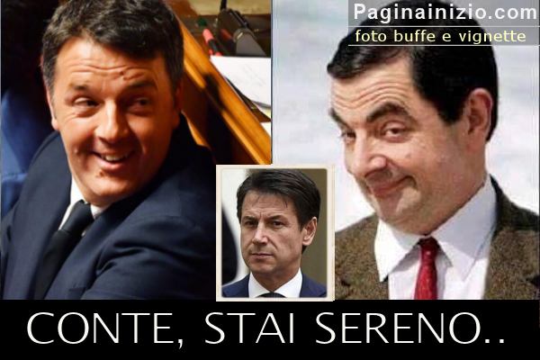 Messaggio da Renzi a Conte