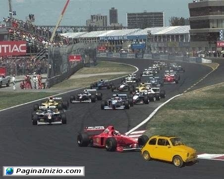 Una safety car molto particolare...