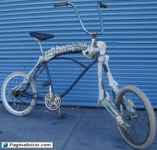 In linea con la bici!