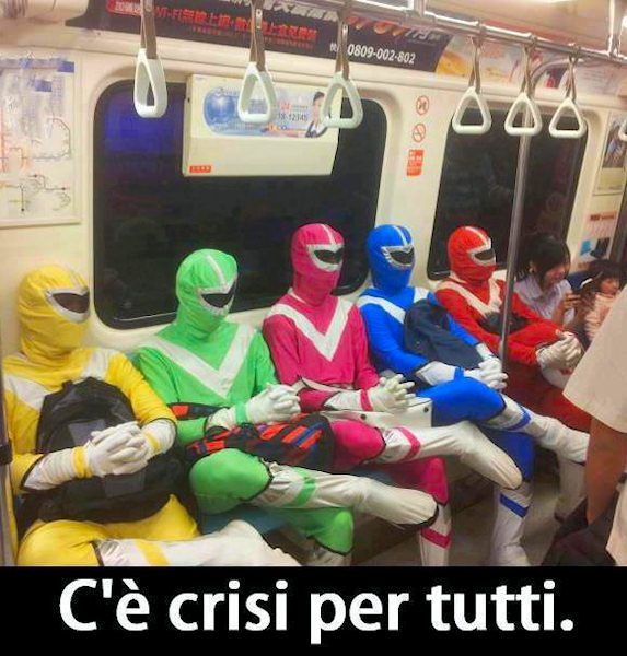 Power Rangers disoccupati!