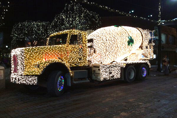 Luci di Natale ambulanti