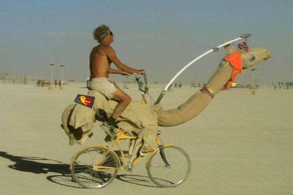 La bici per il deserto