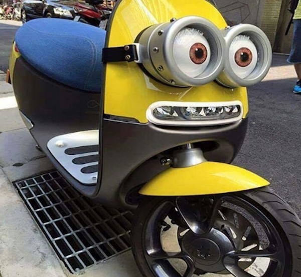 Minions scooter!
