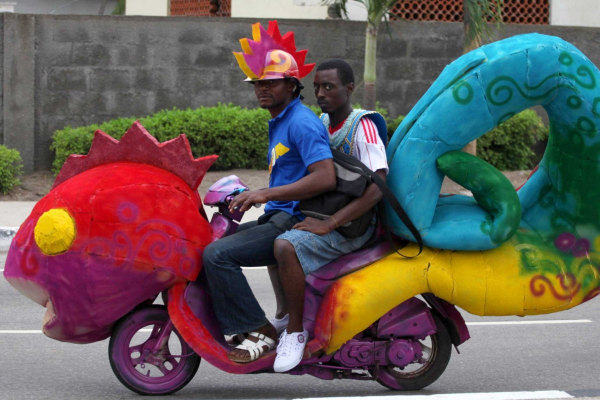 La moto drago!