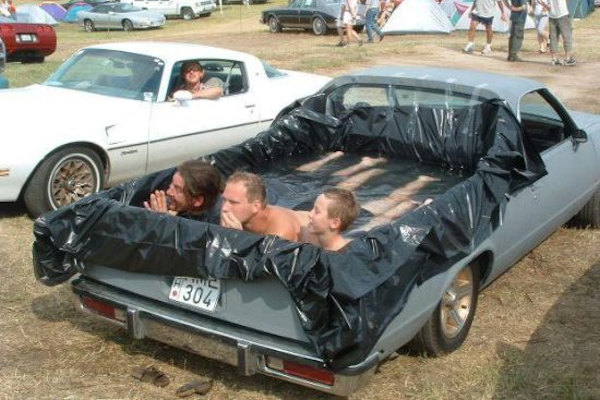 La piscina mobile