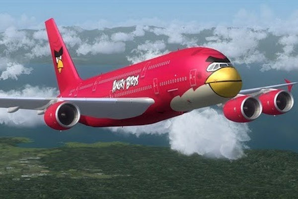 Angry plane