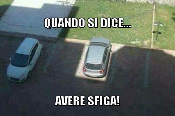 Quando parcheggi l'auto all'ombra...