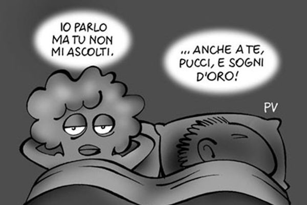 Dialogo tra coniugi, e che dialogo!