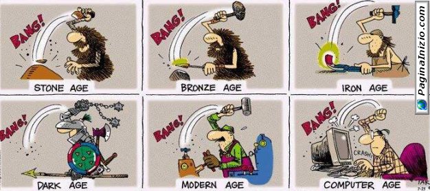 L'evoluzione della tecnologia...