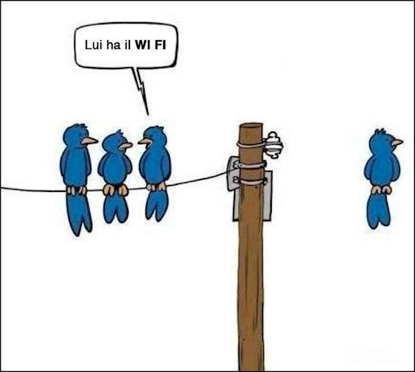 Vignetta: I vantaggi del Wi Fi