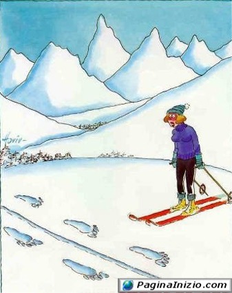 Sulle tracce dell'uomo delle nevi!
