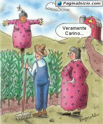 Uno spaventapasseri donna