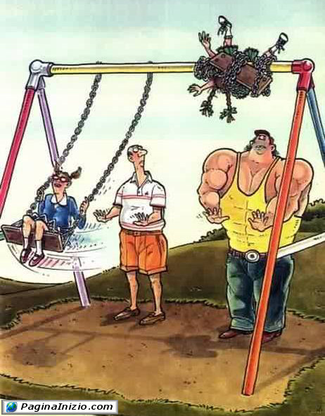 Babbo, non farmi fare la stessa fine!