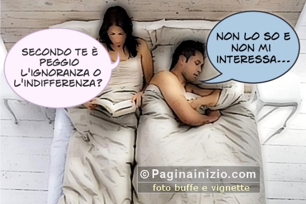 Ignoranza o indifferenza?