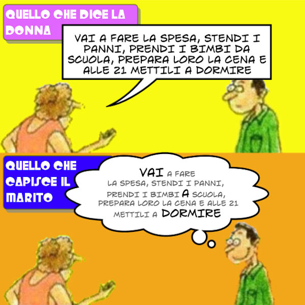 La comprensione in una coppia