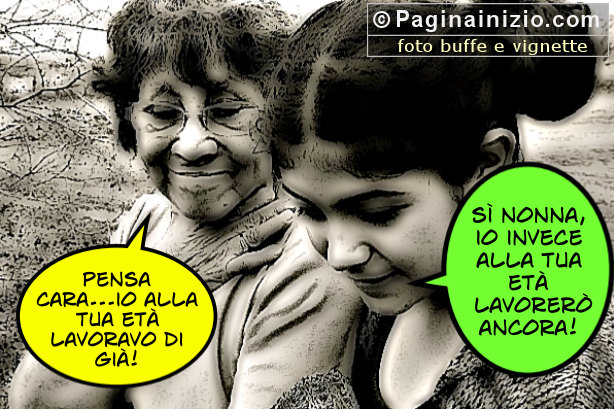 Nonna e nipote