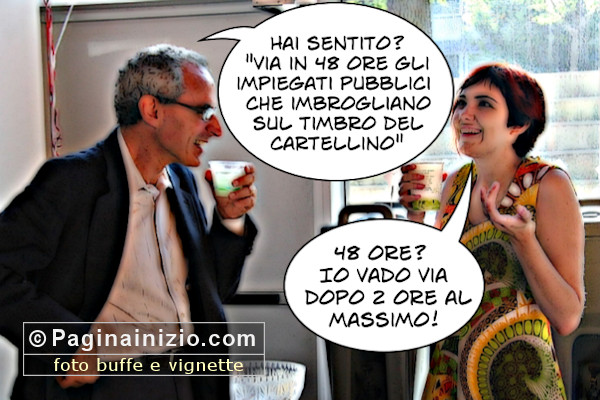 Timbrare il cartellino...