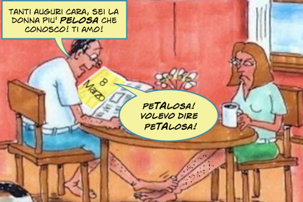 Una donna petalosa!