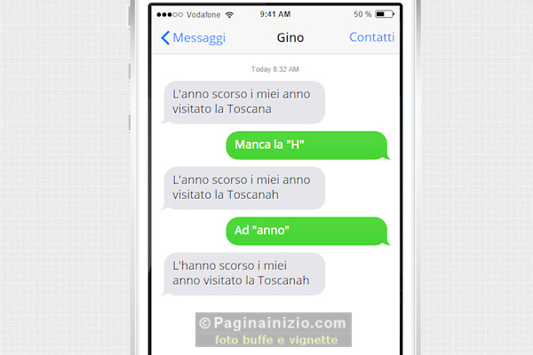 La lettera H questa sconosciuta...