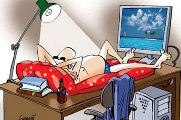 Un falso vacanziero