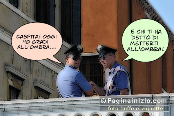 Che caldo all'ombra!