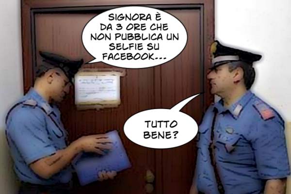 Attenzione scompasa signora su Facebook