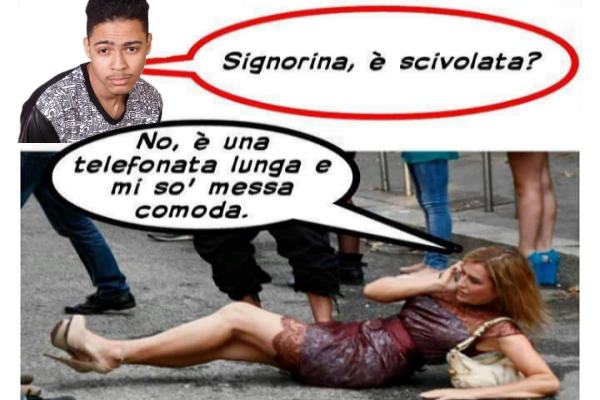 Come celare una caduta