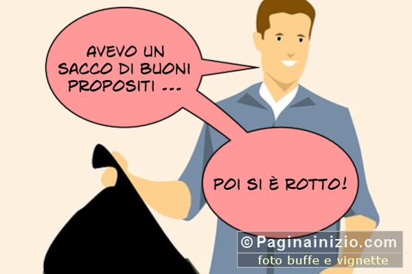 Un sacco di buoni propositi