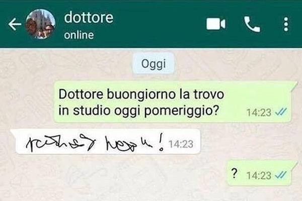I messaggi tipici dei dottori