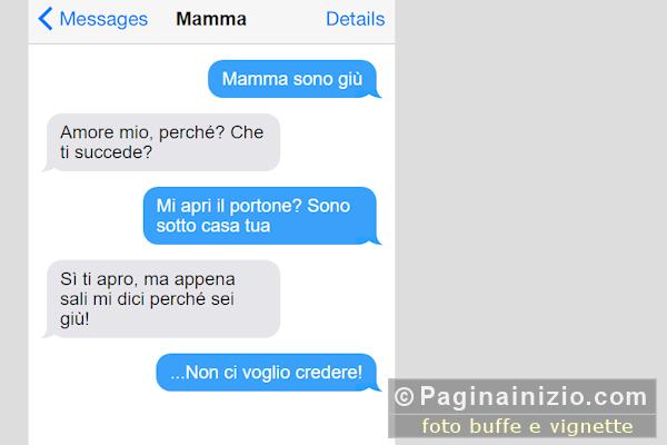 La mamma su Whatsapp