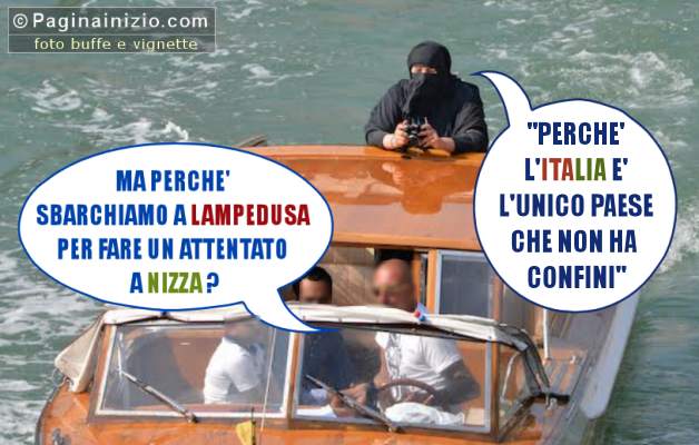 Sbarchi per terrorismo