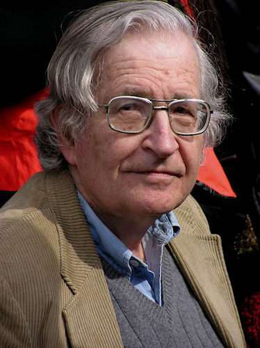 Foto di Noam Chomsky
