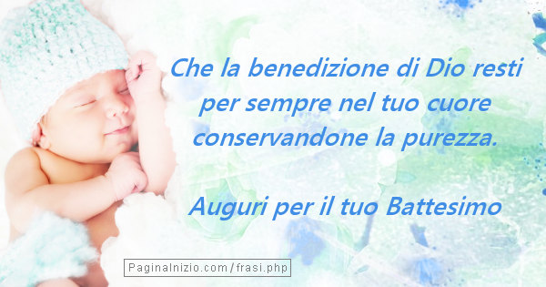 Frasi Sul Battesimo