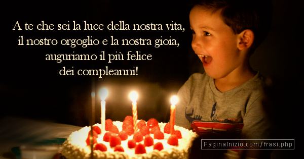 Frasi Compleanno Bimbi