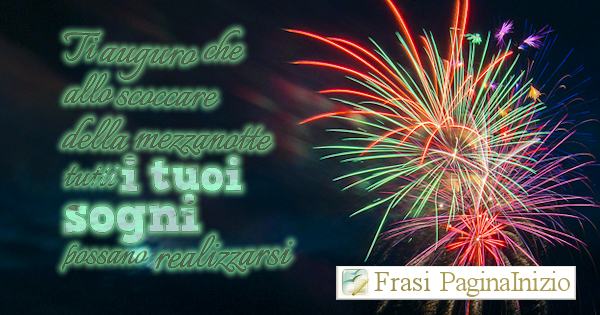 Frasi Auguri Anno nuovo