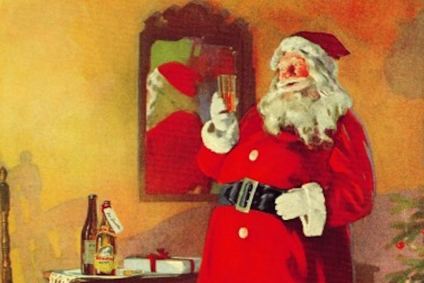 Babbo Natale era stato usato anche per le pubblicit di White Rock