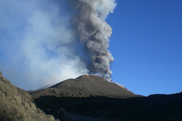 L'ultima eruzione dell'Etna  avvenuta nell'agosto del 2014