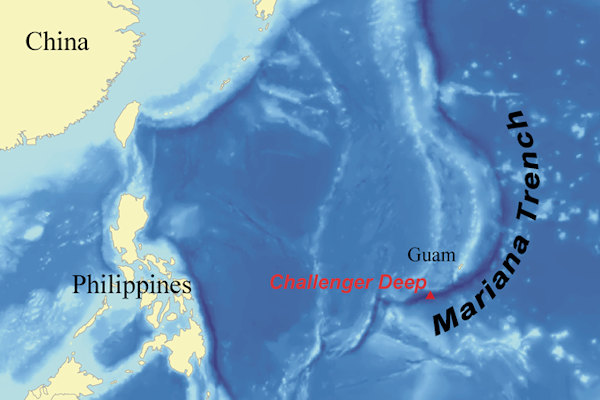 L'oceano pi profondo del mondo  il Pacifico