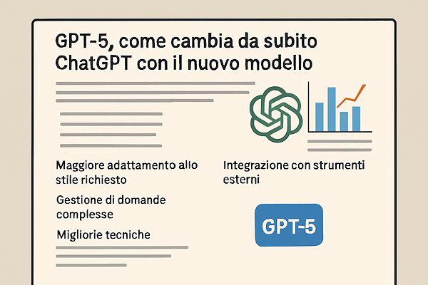 Arriva Gpt-5: quali novit sono gi disponibili?