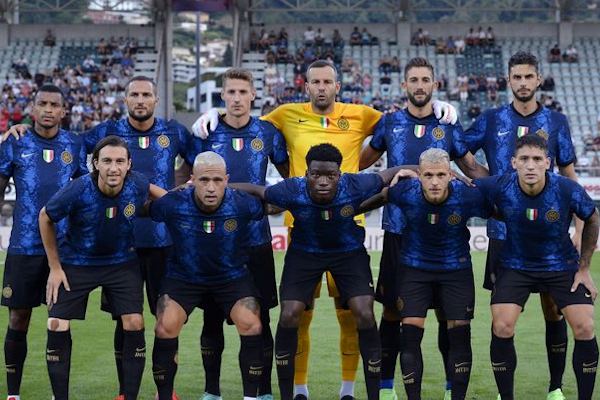 La formazione vincente nella coppa Italia del 2022