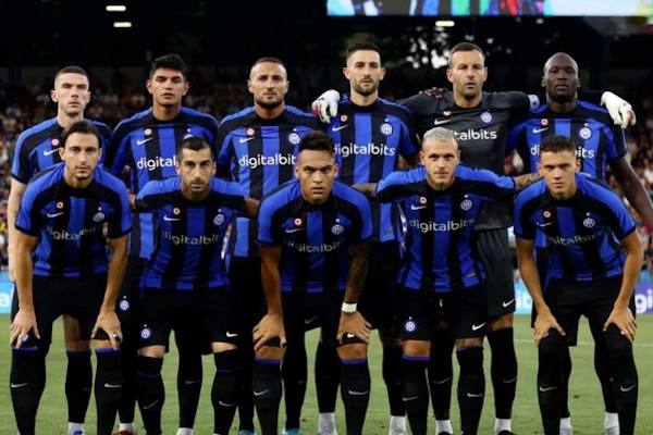 La formazione dell'Inter vincente nella coppa Italia, stagione 2022-2023