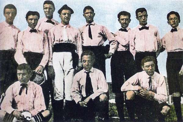 La prima formazione della Juventus (1897)