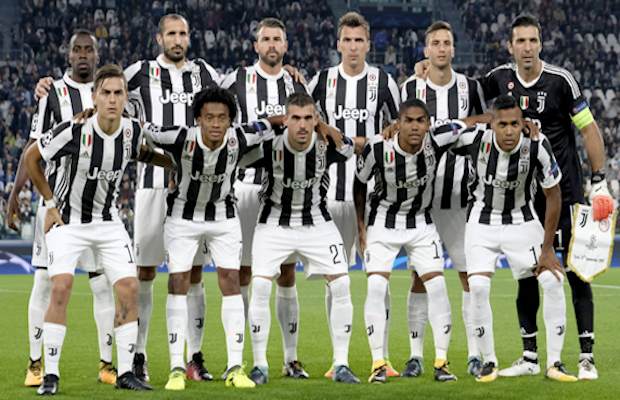 La formazione della Juventus, stagione 2017/2018