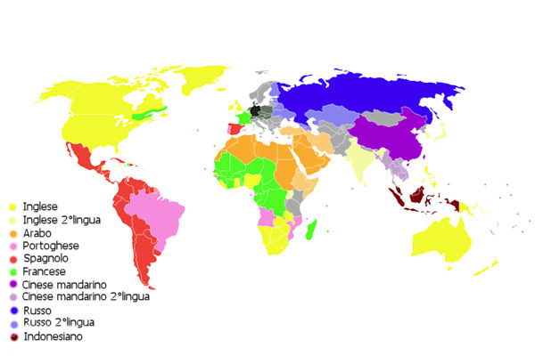 L'inglese e il cinese mandarino sono le lingue pi conosciute al mondo