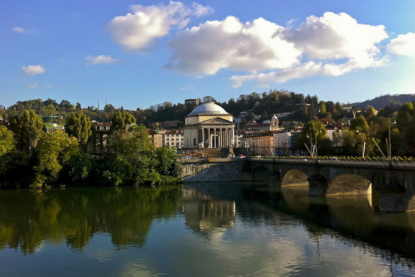 Il fiume Po a Torino