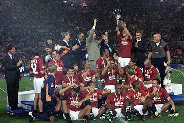La Roma campione nella stagione 2000-2001